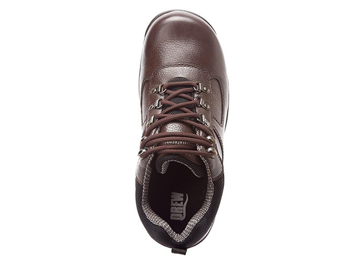 Mens Wide Fit Drew Boulder Waterproof Shoes in Black - Image 10