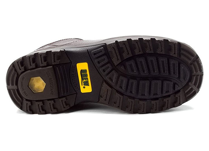 Mens Wide Fit Drew Boulder Waterproof Shoes in Black - Image 1