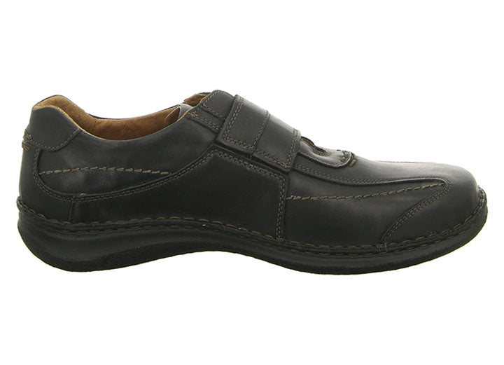 Mens Wide Fit Josef Seibel Alec Shoes in Black - Image 3