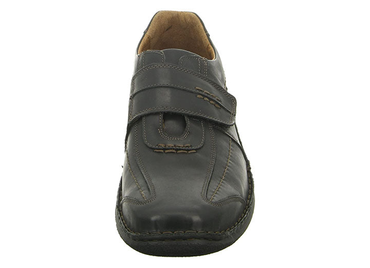 Mens Wide Fit Josef Seibel Alec Shoes in Black - Image 4