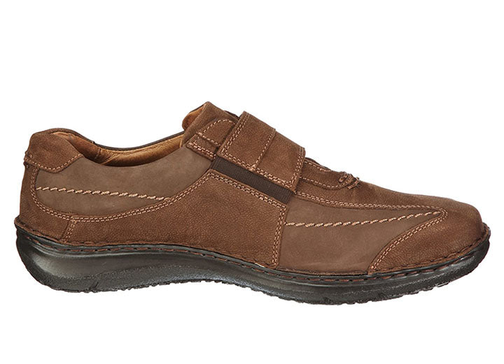Mens Wide Fit Josef Seibel Alec Shoes in Black - Image 8