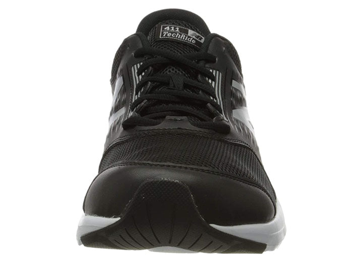 Mens Wide Fit New Balance M411LB1 Walking and Running Trainers in Black - Image 1