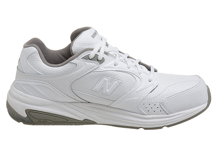 Mens Wide Fit New Balance MW927WT Trainers in White - Image 1