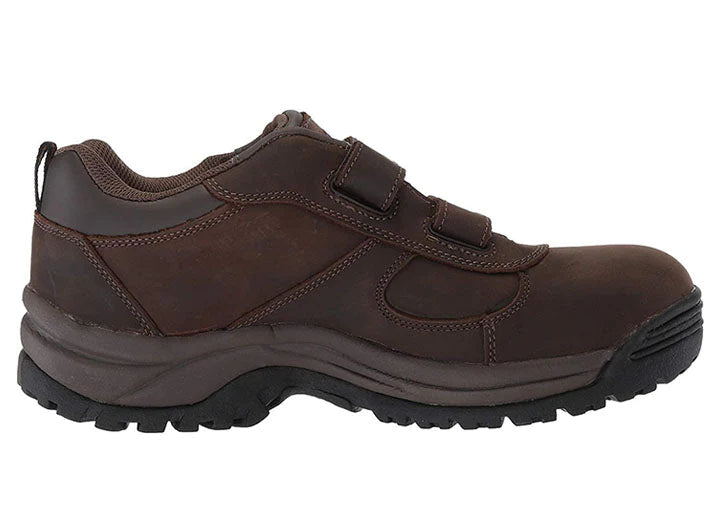 Mens Wide Fit Propet Cliff MBA023LBCHE Cross Walker Shoes in Brown - Image 2