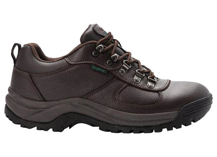 Mens Wide Fit Propet MBA022L Cliff Walker Walking Trainers in Black - Image 1