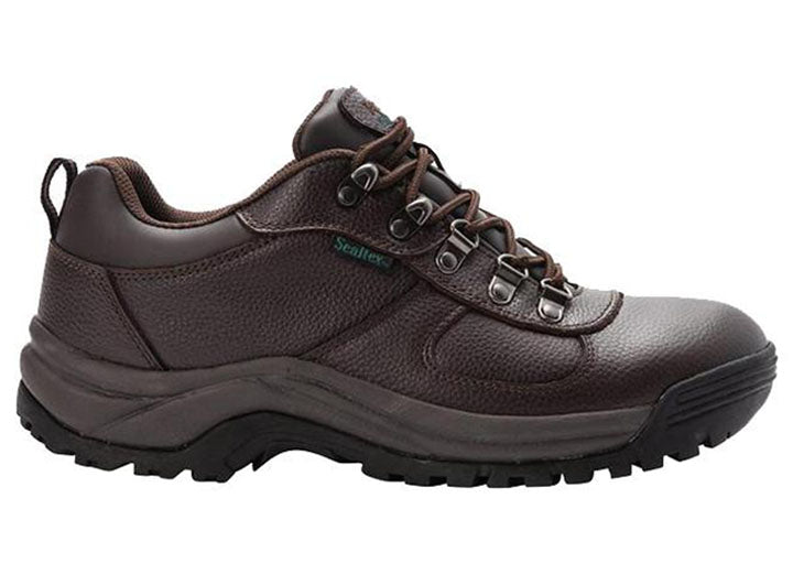 Mens Wide Fit Propet Cliff Walker Shoes in Black - Image 6