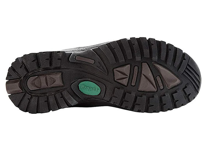 Mens Wide Fit Propet MBA022L Cliff Walker Walking Trainers in Black - Image 1