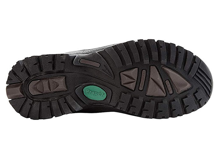 Mens Wide Fit Propet Cliff Walker Shoes in Black - Image 8