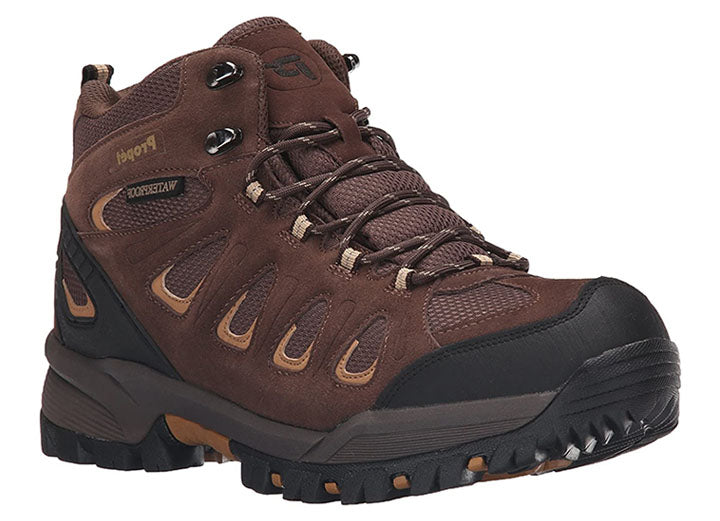 Mens Wide Fit Propet Ridge Walker Boots in Brown - Image 1