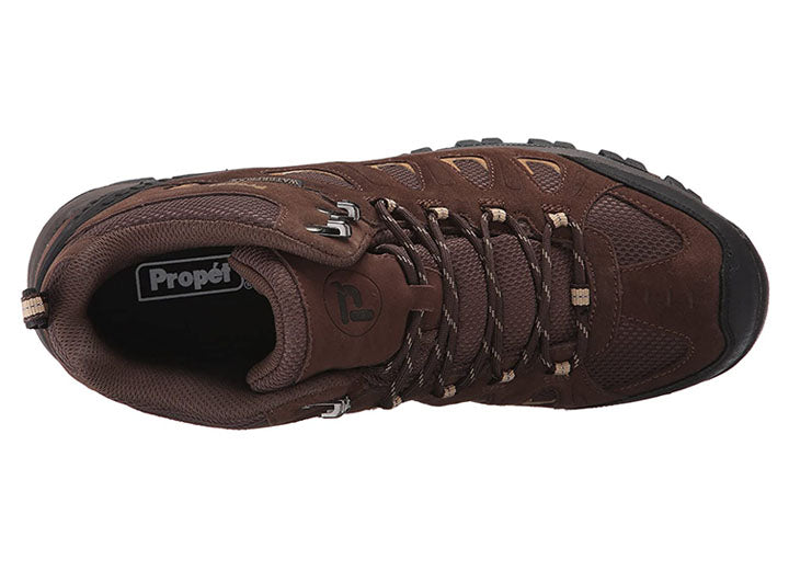 Mens Wide Fit Propet Ridge Walker Boots in Brown - Image 1