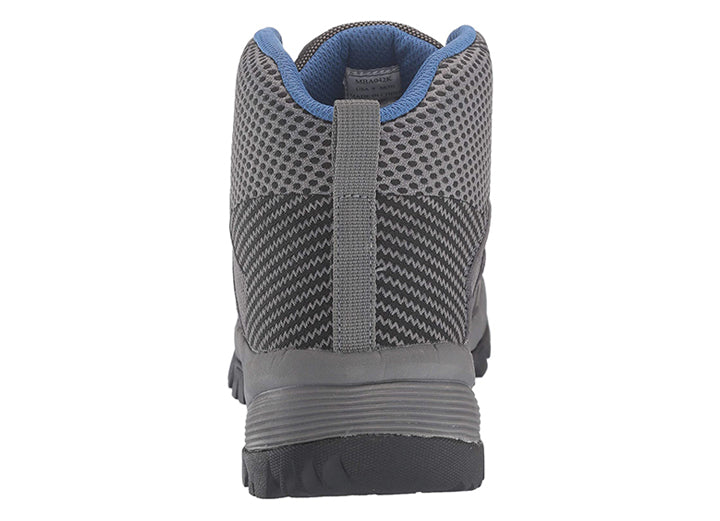 Mens Wide Fit Propet Traverse Boots in Black & Dark Grey - Image 1