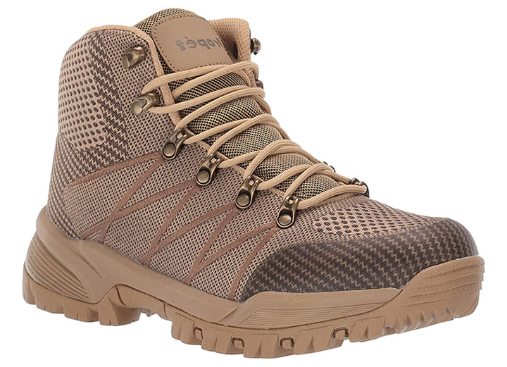 Mens Wide Fit Propet Traverse Boots in Black & Dark Grey - Image 10