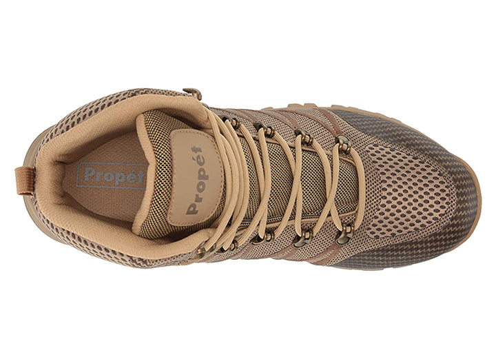 Mens Wide Fit Propet Traverse Boots in Black & Dark Grey - Image 13