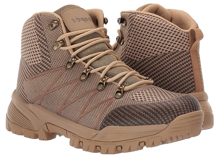 Mens Wide Fit Propet Traverse Boots in Black & Dark Grey - Image 14