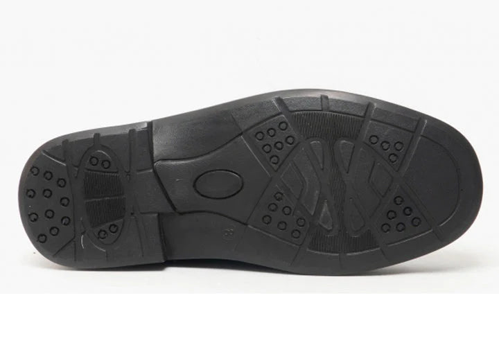 Mens Wide Fit Roamers M966A Shoes in Black - Image 1