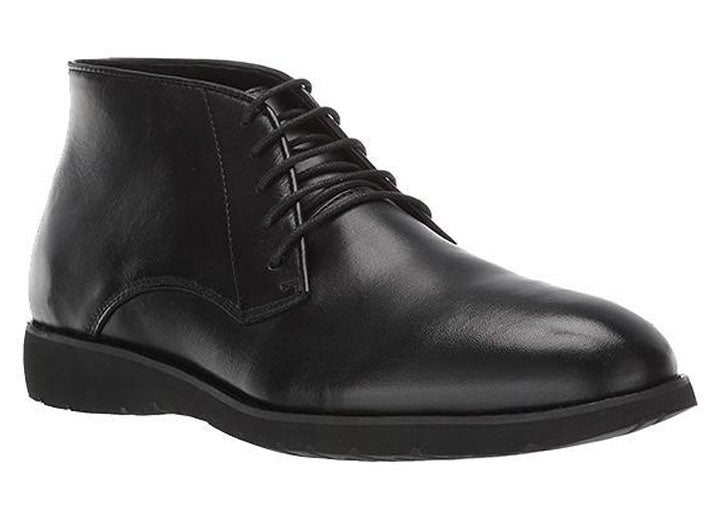 Mens Wide Fit Propet Grady Formal Boots in Black - Image 1