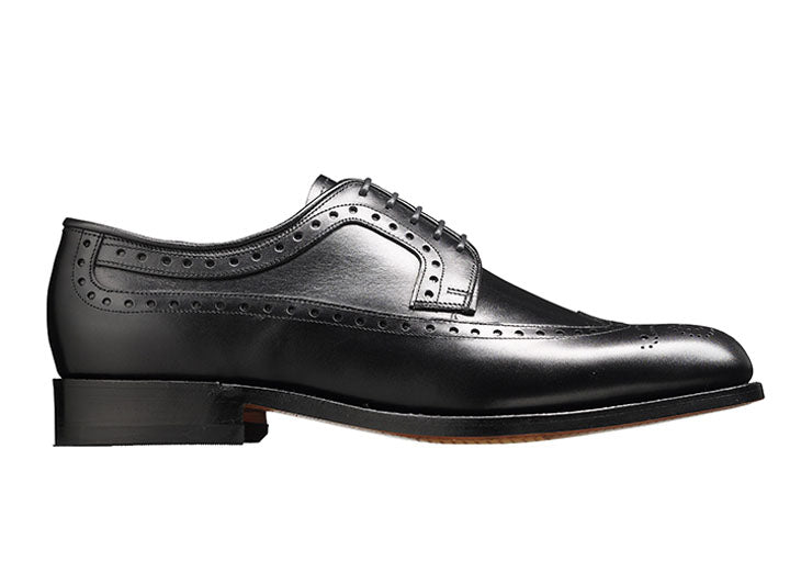 Mens Wide Fit Barker Portrush Shoes in Brown - Image 2
