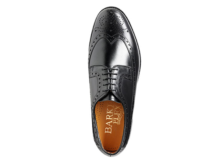 Mens Wide Fit Barker Portrush Shoes in Brown - Image 1