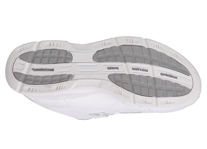 Mens Wide Fit New Balance MW575VW Trainers in White - Image 7