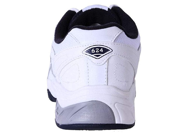 Mens Wide Fit New Balance MX624WN3 Trainers ABZORB in White - Image 4