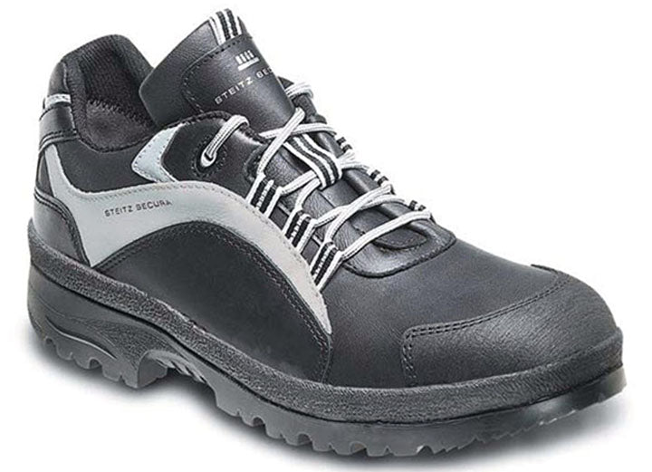 Mens Wide Fit Steitz Secura NF355 Safety Shoes in Black - Image 1
