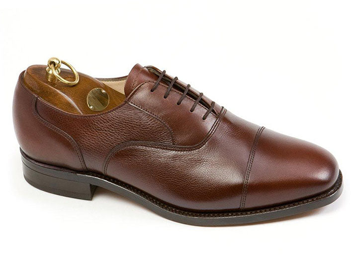 Mens Wide Fit Sanders Midhurst Shoes in Black - Image 6