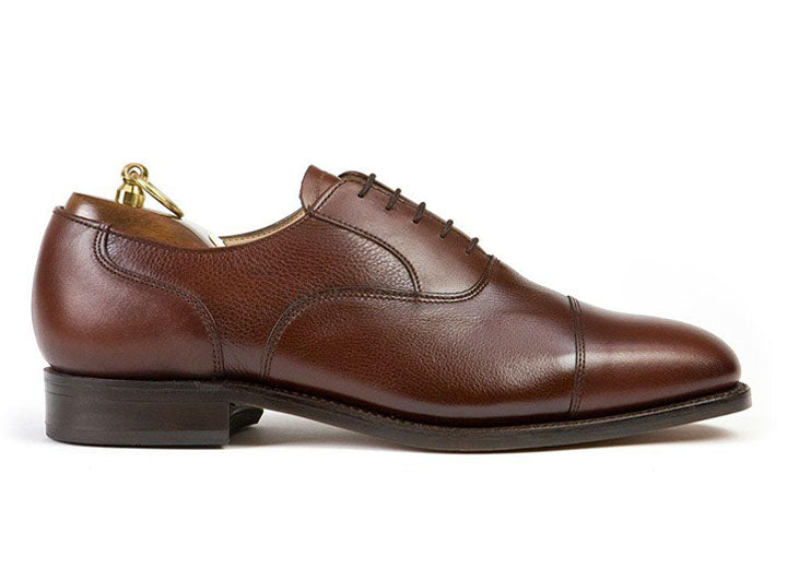Mens Wide Fit Sanders Midhurst Shoes in Black - Image 5