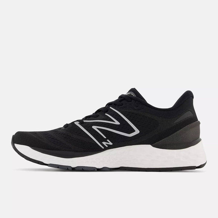 Women's Wide Fit New Balance MSOLVBW4 Running/Walking Trainers - Black/White in Black/White - Image 1