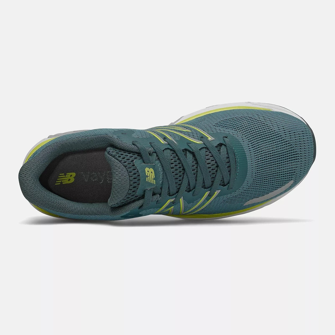 Women's Wide Fit New Balance MVYGOLY2 Vaygo Running Trainers - Green/Yellow in Green/Yellow - Image 5