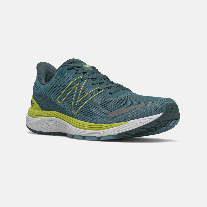 Women's Wide Fit New Balance MVYGOLY2 Vaygo Running Trainers - Green/Yellow in Green/Yellow - Image 1