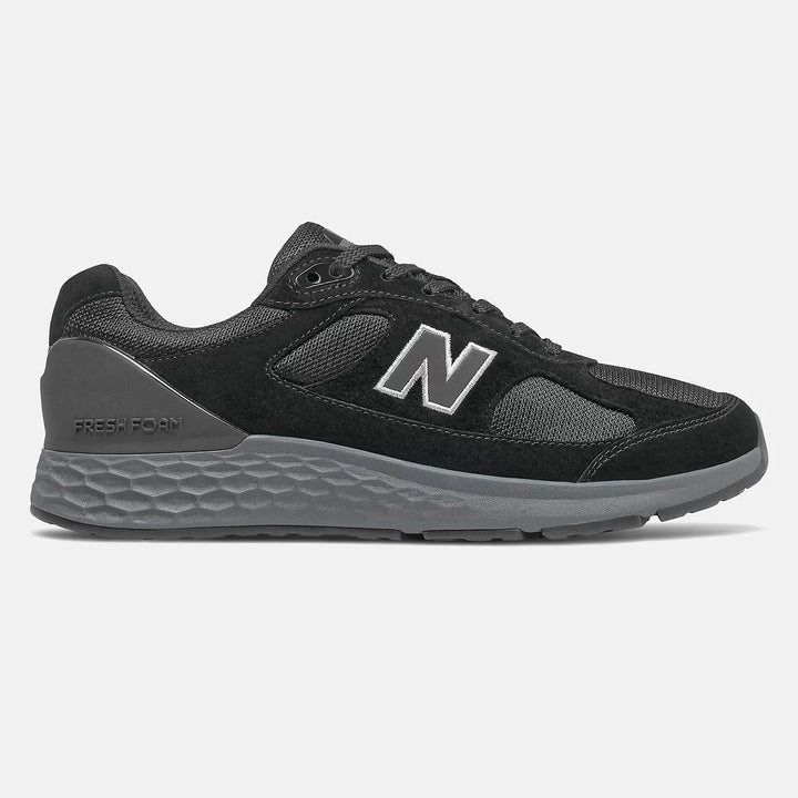 Mens Wide Fit New Balance MW1880 Walking  Grey Trainers in Grey/Eclipse - Image 1