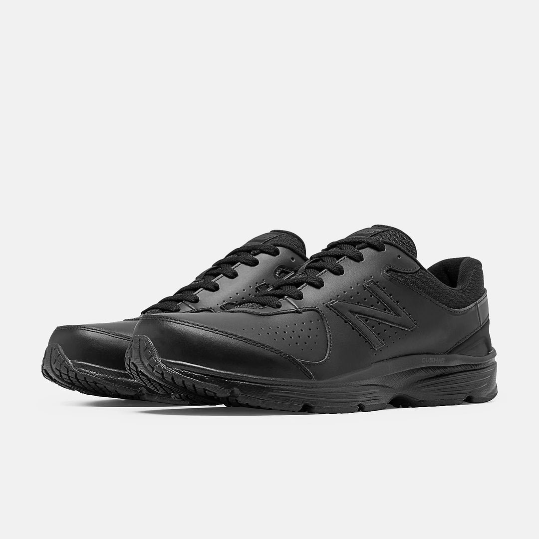 Mens Wide Fit New Balance MW411BK2 Trainers in Black - Image 5