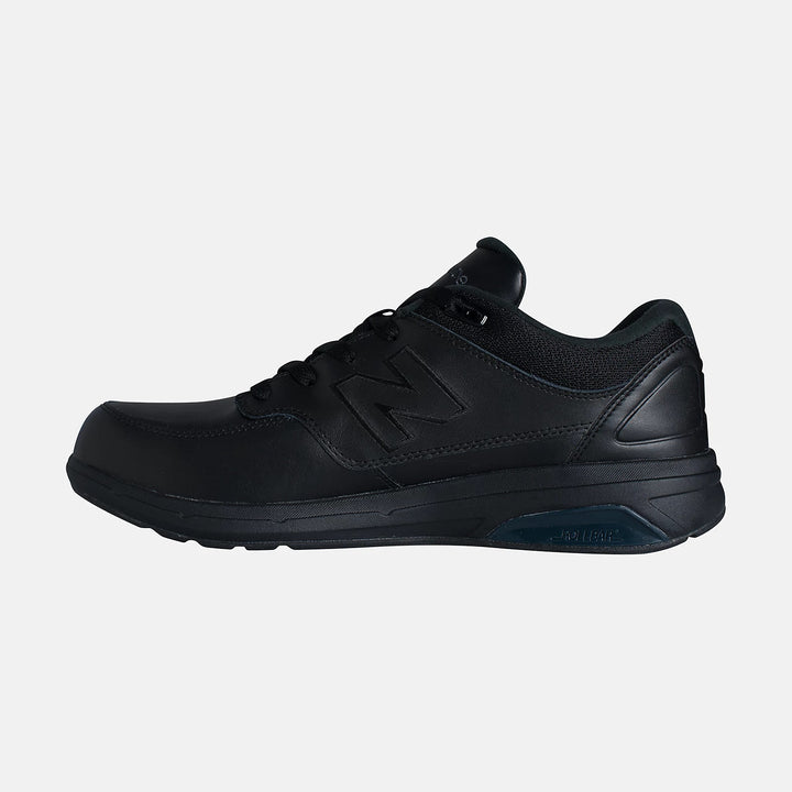 Mens Wide Fit New Balance MW813BK Walking Trainers in Black - Image 1