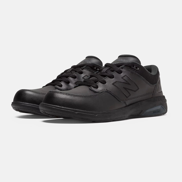 Mens Wide Fit New Balance MW813BK Walking Trainers in Black - Image 1