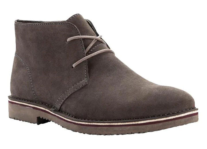 Mens Wide Fit Propet MCX012SBLK Findley Desert Boots in Black - Image 7