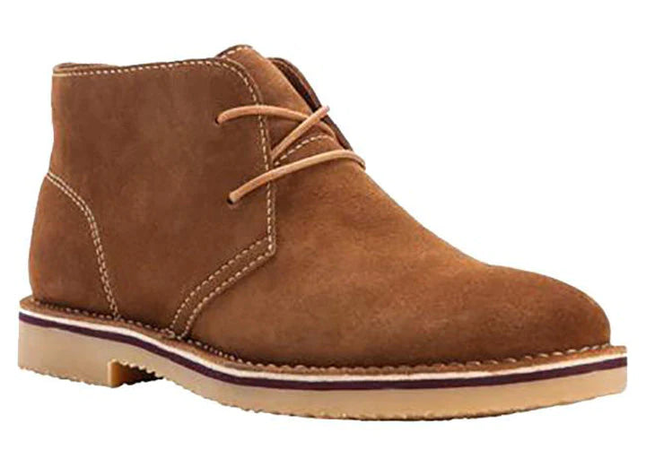 Mens Wide Fit Propet MCX012SBLK Findley Desert Boots in Black - Image 1
