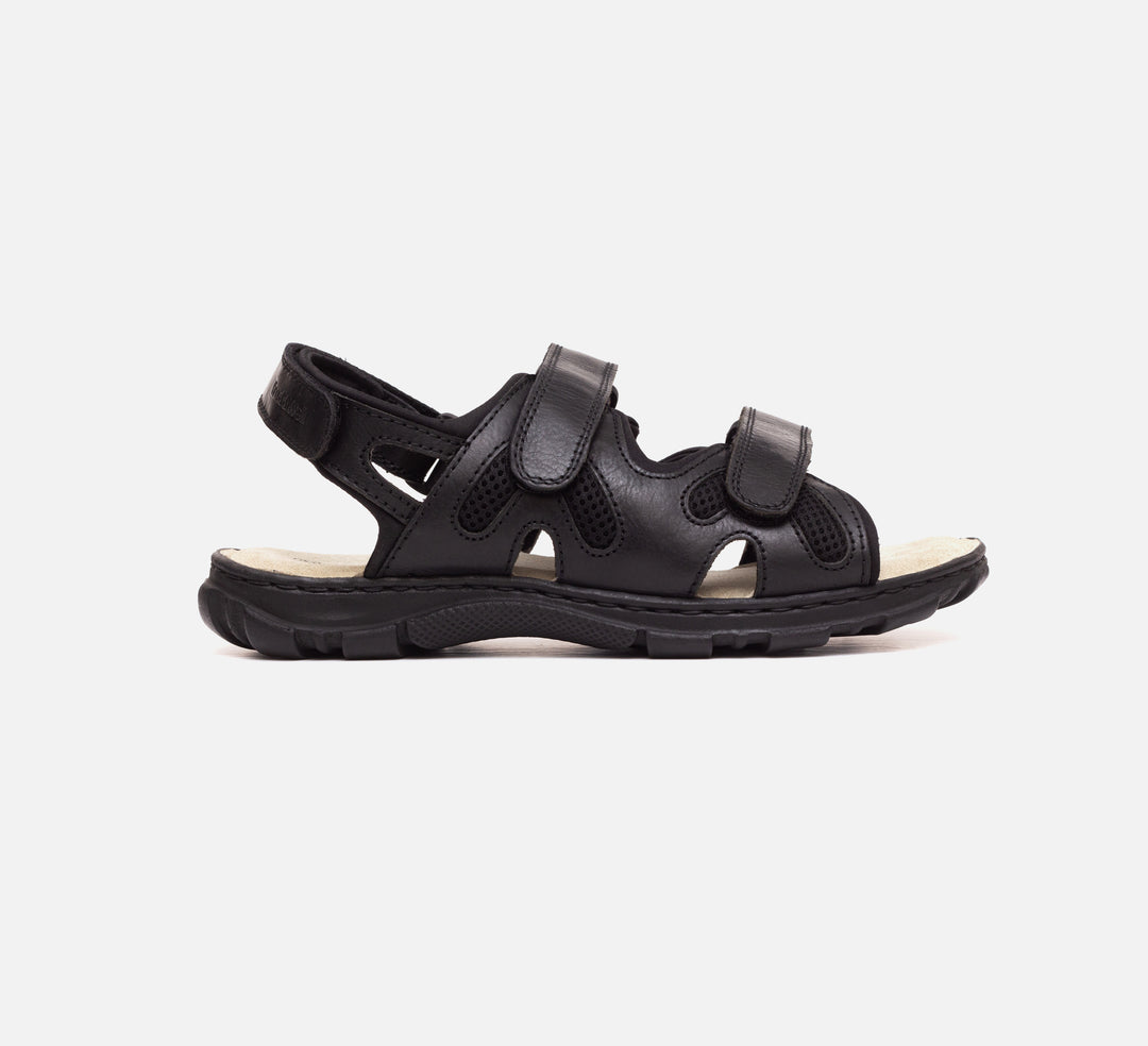 Womens Wide Fit Sandals Ashley Sandals by Tredd Well in Black - Image 2