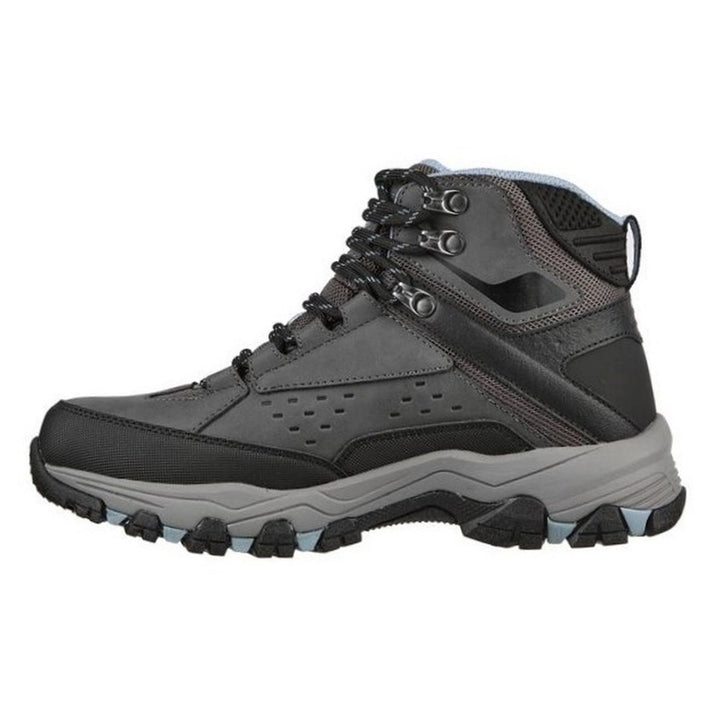 Women's Wide Fit Skechers 2E |Relaxed Fit| 158257 Selmen Hiking Waterproof Outdoor Boots in Chocolate - Image 1
