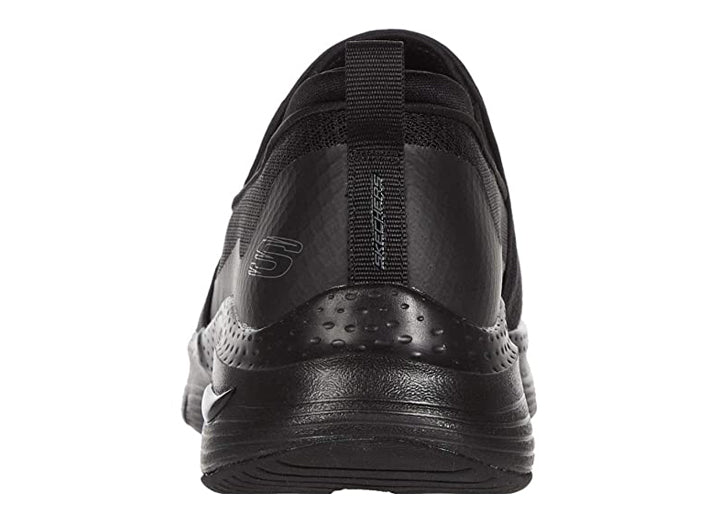 Mens Wide Fit Skechers Arch Fit Banlin Shoes in Black - Image 1